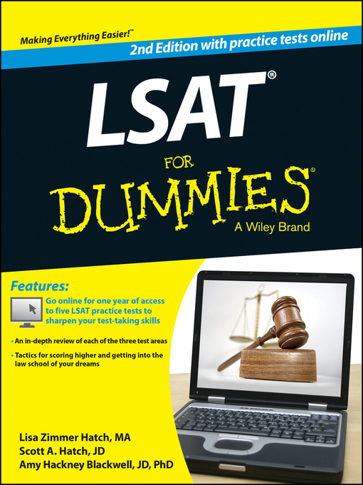 Title details for LSAT For Dummies (with Free Online Practice Tests) by Lisa Zimmer Hatch - Wait list